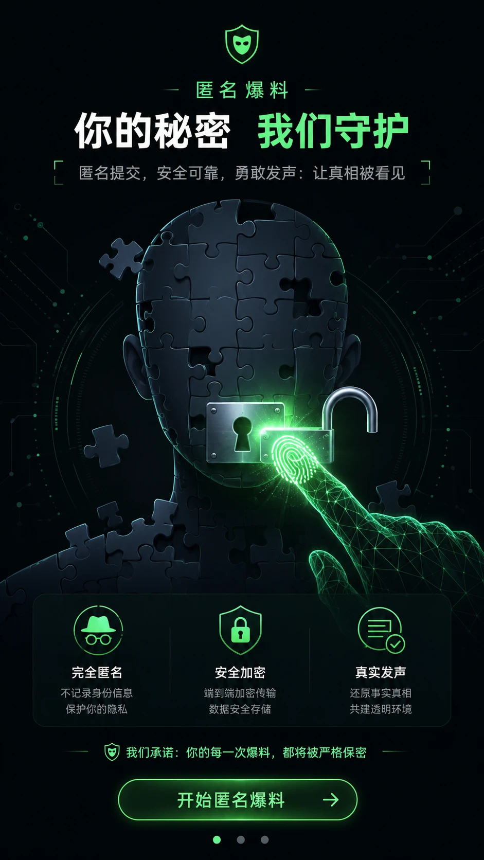 匿名投稿与线索提交说明
